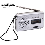 Radio Receiver, Battery Powered Pocket Size AM FM Radio,  Antenna FM/AM 2 Band Multifunctional Retro