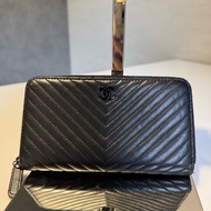 Chanel so black 山形紋中夾