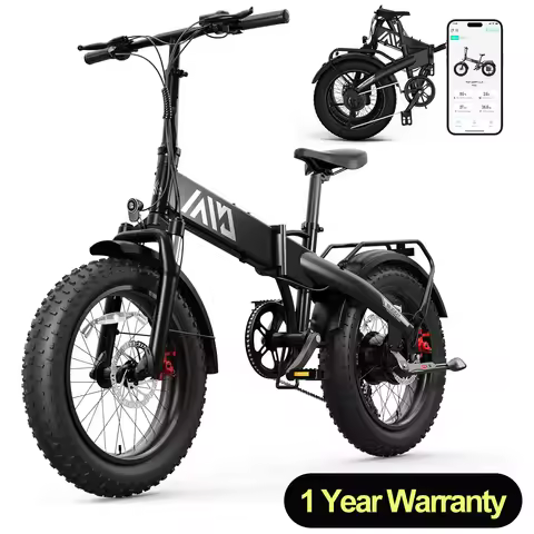 TST F002 Folding Electric Bike, 1000W motor, 48V removable battery 10.4Ah, 40 miles range, 25 MPH, 2