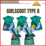 ◇ ◨ ◲ Girl Scout Dress Type A Uniform for Girls | Twinkler Star Junior Senior Cadet | Theo Clothing