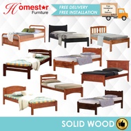 HOMESTAR. CHEAPEST SINGLE SUPER SINGLE SOLID WOODEN BED FRAME.STRONG.PLYWOOD BASE BEDFRAME