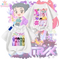 COD (24 Hours Delivery) Kpop Demon Hunters Cotton 1 Shirt 90-150CM N131 Girl Shirt T Shirt For Girls