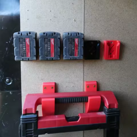 X2 Trolley Hooks for Milwaukee Packout Trolley RED (S&J FAB LTD)