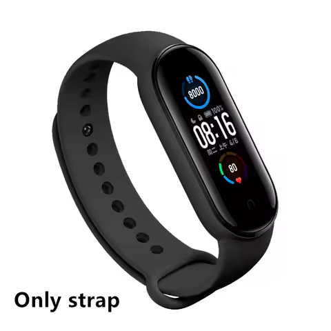 Bracelet For xiaomi mi band 6 5 strap soft Silicone smart watch Accessories Wristband TPU For mi ban