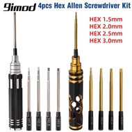 9IMOD RC Hex Driver Set Hex Allen Screwdriver Kit 1.5mm 2.0mm 2.5mm 3.0mm Repair Tools