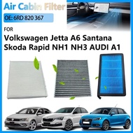 6RD820367 HEPA Air Conditioning Cabin Filter For Volkswagen Jetta A6 1B Santana A05 Skoda Rapid AUDI