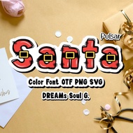 Santa Pulsar OTF PNG SVG