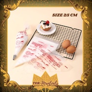 Small Triangular Plastic 10 Pcs Triangular Plastic Papping Bag Cake Decorating Cone Plastic/