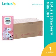 Lotus's Strawberry Milk UHT 1L x 12 units (1 carton)