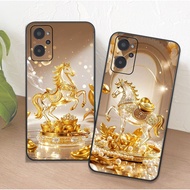 Realme 9i case with yellow horse print Clover case