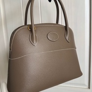 Hermes Bolide27大象灰金釦+贈jellycat蝴蝶餅吊飾