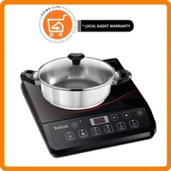 Tefal IH2108 Induction Hob + Tefal E30170 Emotion Stainless Steel 24cm Shallow pan w/lid