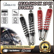 2PCS Motorcycle Rear Shock 310MM XRM 125 XRM 100 WAVE 100 WAVE 125 Suspension Shock Universal