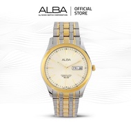 Alba Jam Tangan Wanita AXDE48 Quartz Stailess Steel Gold Watch