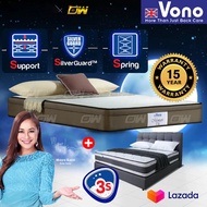[ FREE 1 X RM99 T-SHIRT ] [FREE KINGK FA300 BEDFRAME] Single/Super Single Size Vono Mesra 1 Mentari 