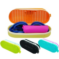STMEN Portable Swim Goggle Case Waterproof Silicone Swimming Protection Box Eyewear Protector with Carabiners Sun Glasses Storage Box Men