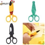 MARIER Children Safety Scissors, Blunt Tip Plastic Material Art Craft Scissors, Safety Design Anti-P