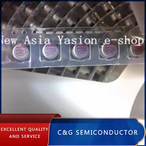 20pcs Smd solid capacitor 2.5V 390uf 6.3X5.9