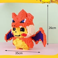 Khối xây dựng Đồ chơi lắp ráp Pikachu nhân vật hoạt hình lớn 32CM gửi mô hình búa lắp ráp đồ chơi gi