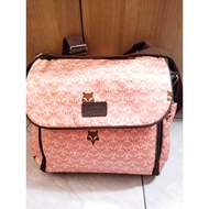 Allegra Foxie Colar Diaper Bag/ Allegra baby diaper Bag