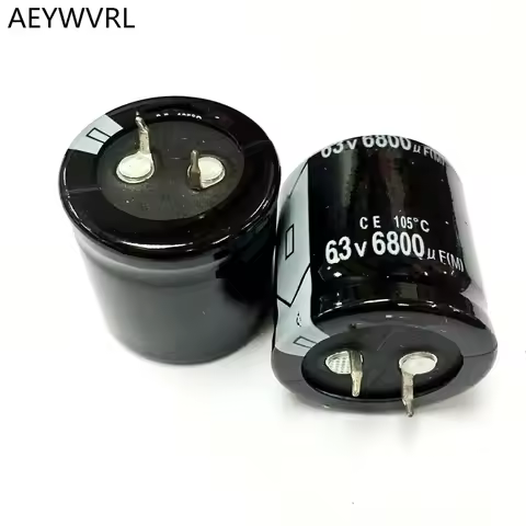 50PCS-2PCS 6800UF 63V Aluminum electrolytic capacitor 63V6800UF 30*30MM