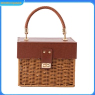 Gift Basket Woven Rattan Carrying Basket Handheld Candy Tote Basket Party Favor for Wedding Candy Bo