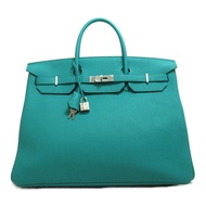 HERMES Birkin 40 手提包 Y Taurillon Clemence 皮革 藍色 paon SHW 二手