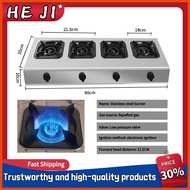◈ ◇ 4 burner gas stove kitchen stainless gas stove commercial Electronic ignition stove burner 2023