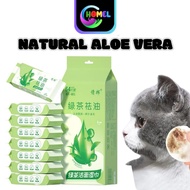 TISSUE WIPES Non-Alcoholic Wet WIPES for Cats and Dogs CHOMEL