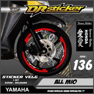 Rim Stickers - Rim Cutting MIO Motorcycle Rim Cutting Stickers