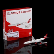 YY Wings 1/400 Virgin Atlantic Airlines A340-600 Alloy Airplane Model G-VNAP