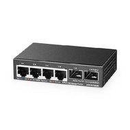 Binardat 4ポート2.5Gウェブマネージドスイッチ、2x10G SFP+スロット、超ミニサイズ、サポートTRUNK/LACP/VLAN/QOS、メタルマルチギガビットデスクトップ/ウォー