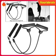 [Flourish] 2x Exercise Bands with Handles Indoor Outdoor Trampoline Resistance Bands