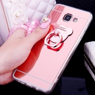 Samsung Galaxy J1 J2 J3 J5 J7 Prime J4 J6 Plus J2 Pro 2018 Case Fashion Mirror Finger Ring Cover