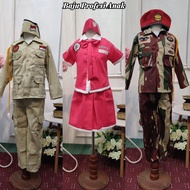 Kijang Brand Children's Professional Uniforms for Army, Doctors, Nurses, Flight Attendants