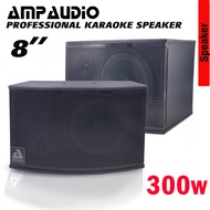1 pair 8 inch AmpAudio Speaker karaoke set 100w power woofer speakers CS851 home karaoke KTV speaker system