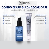 RAUMEN Combo Beard & Acne Scar Care Acne Serum + Ginb Pro Serum