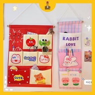 Hangable Multi Pocket Organizer Bag Hanging Pockets Wall Organizer Hook Storage Bag