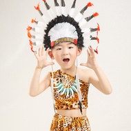 Children Day Children's Day Savage Costume Indian Chief Native Costume Crazy Primal Children's Afric