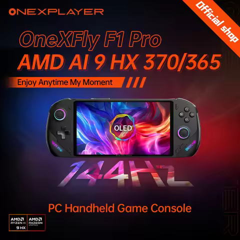 OneXPlayer OneXFly F1 Pro AMD AI 9 HX 365 370 OLED 144Hz Screen Gaming Handheld Console 3A Gamepad 7