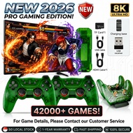 Game Stick X2 Ultra Game Box, 4K 42000+ Classic Games 2.4G Wireless Handheld Game Console Controller