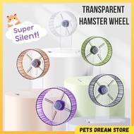 Hamster Wheel Transparent Super Silent Hamster Running Wheel Roda Hamster 21cm Syrian hamster wheel 