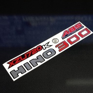 Sticker hino 300 xzu720k car lorry sticker accessories