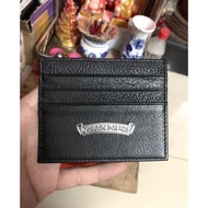 [Ảnh Thật] Ví mini card holder đựng card Chrome Heart da thật 100%.- Phụ Kiện Chrome Heart