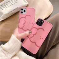 Pink rattan iphone case, high quality IMD plastic case