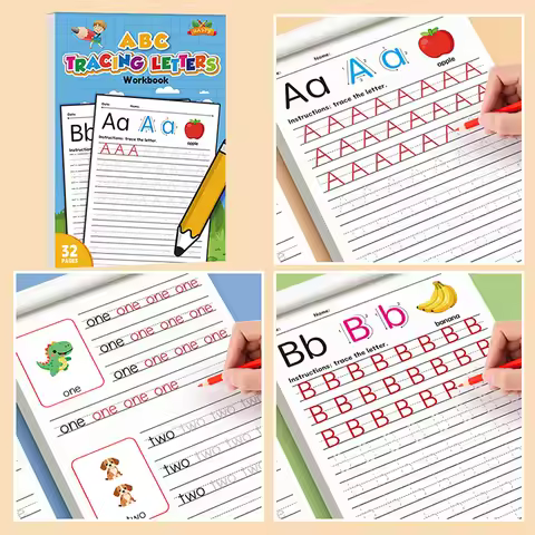 26 Alphabet Practicing Uppercase As Well As Lowercase Letters English Coloring Book Pen Control Trai