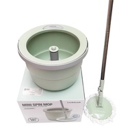 Bộ cây lau nhà xoay tay mini Ettom Lock&Lock ETM498/ ETM498MIT - Chất liệu: Nhựa PP inox sợi microfi