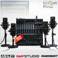 PAKET PODCAST 4 ORANG MIC MICROPHONE LG240 MIXER 8 CHANNEL ASHLEY .
