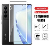 Tempered Glass FULL LEM Curved Vivo V30/V30 Pro/V29 5G/V27/V27 Pro/V25 Pro Anti Gores 3D Lengkung