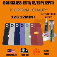 Backglass Compatible for iphone 12 series 1:1 original quality & cutting perfect finishing with free